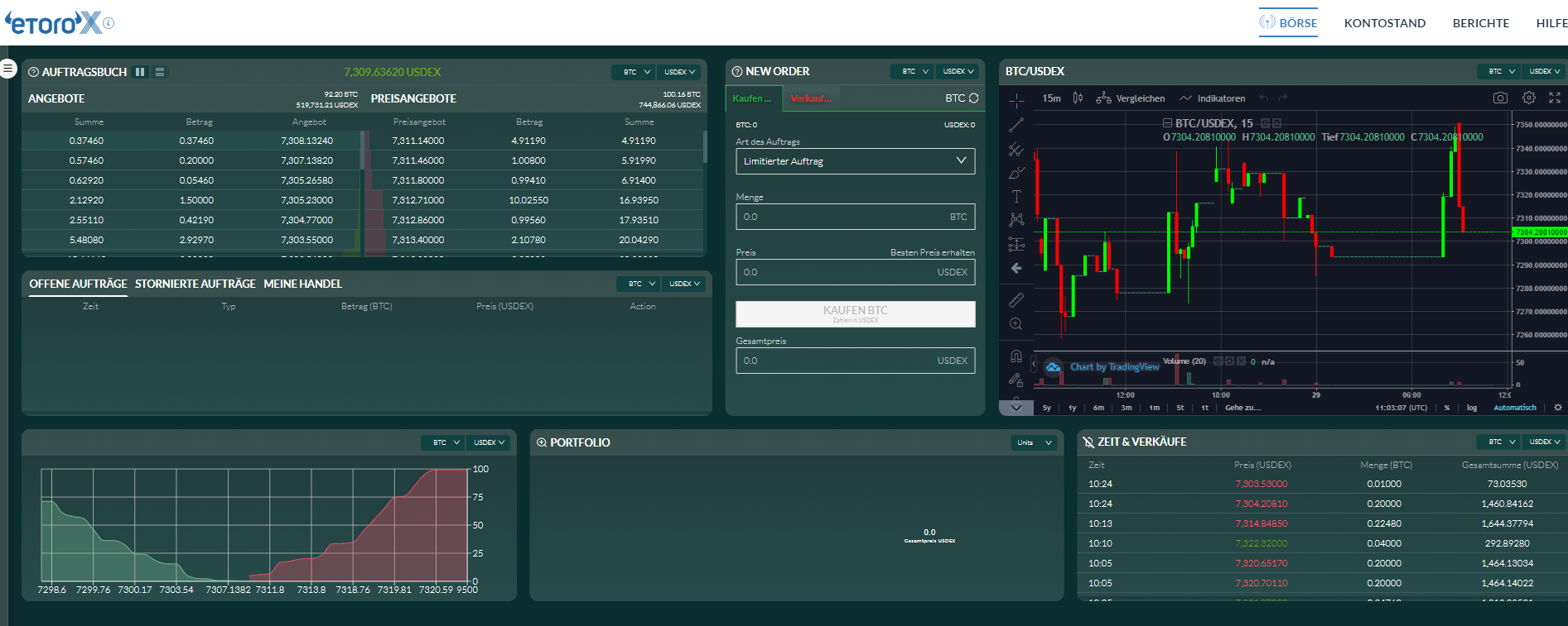 eToroX Screenshot